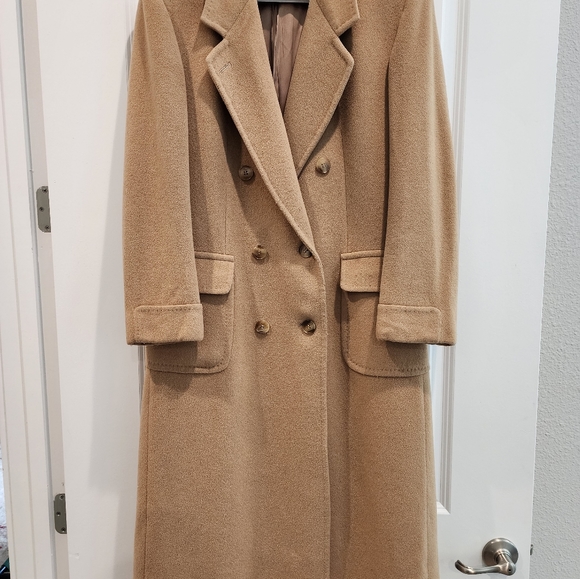 Camel Coat, Vintage 1980's,  Misses Size 12 -14 - Picture 2 of 7